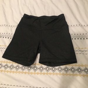 Spandex, athletic shorts. Size M. 90 degrees